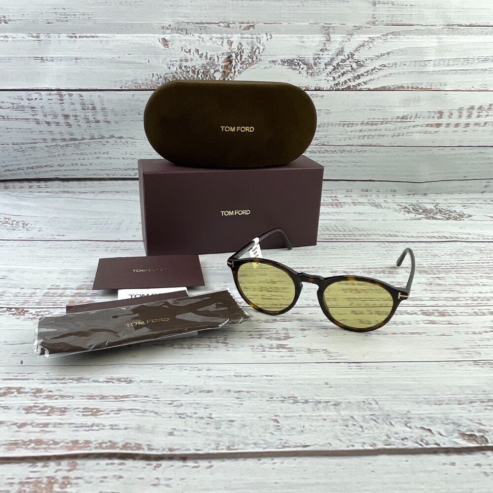 Tom Ford Aurele FT0904 52N Unisex 50-19-145 Sunglasses Dark Havana Green